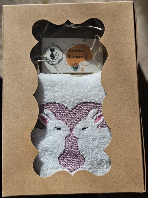 Handtuch mit Naturseife – Bild 2